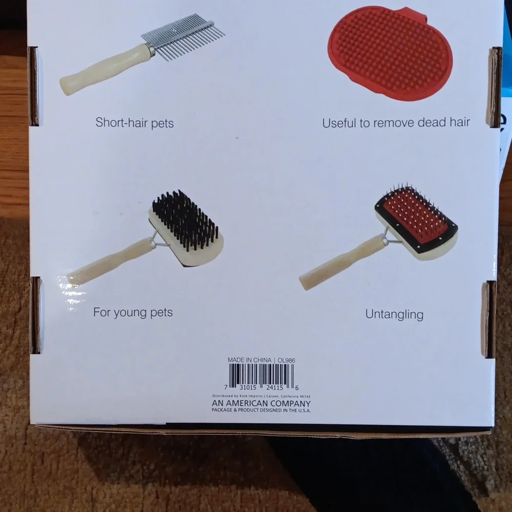 Pet Brush and comb set